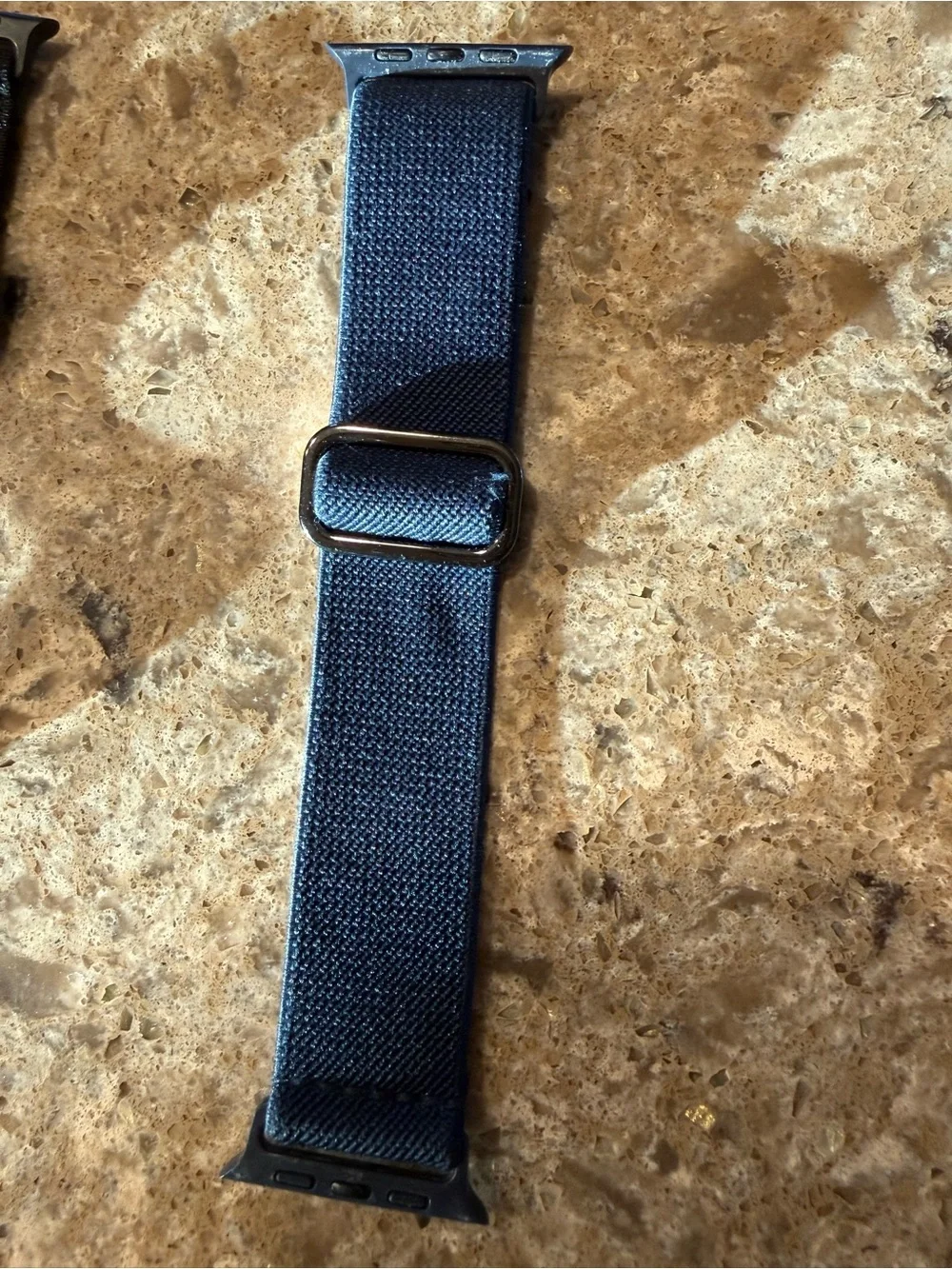 Set of 4 Nylon Apple Watch Bands - Gray, Black/Green/Red Stripe, Navy, Olive